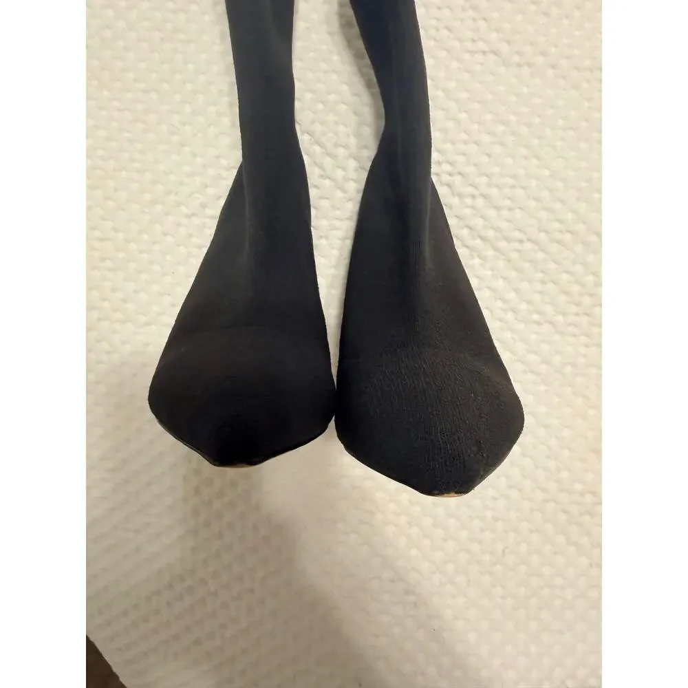 ALDO Black Sock Boots Size 8